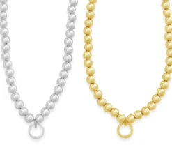 Ball Pendant Link Necklace