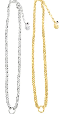 Belcher Chain Pendant Link Necklace