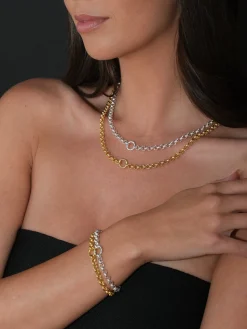 Belcher Chain Pendant Link Necklace