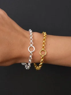 Belcher Chain Pendant Link Bracelet