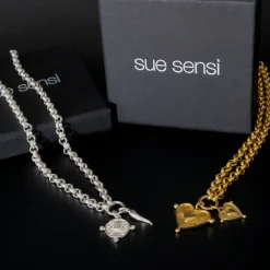 Belcher Chain Pendant Link Necklace