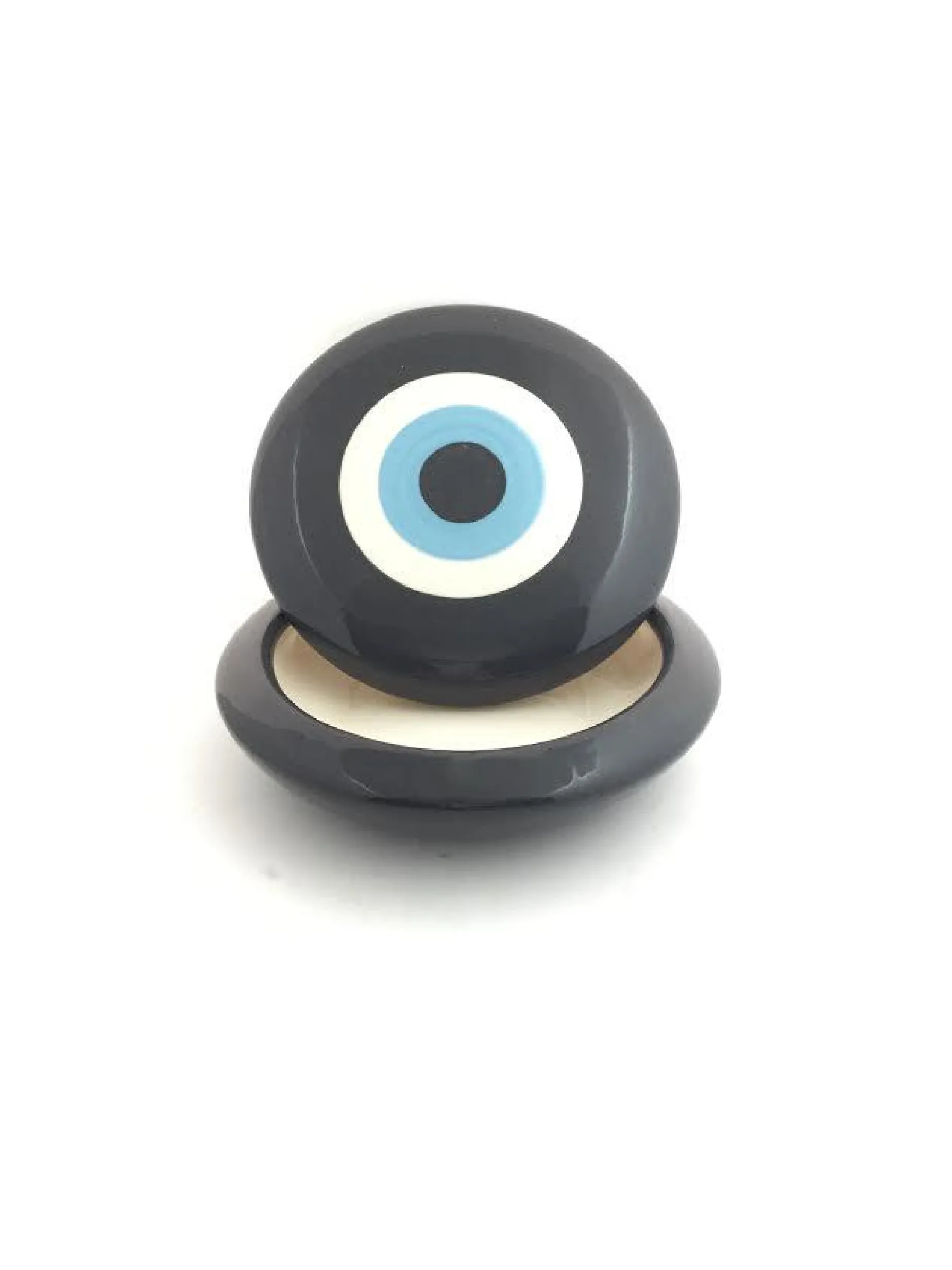 Evil Eye round jewellery box