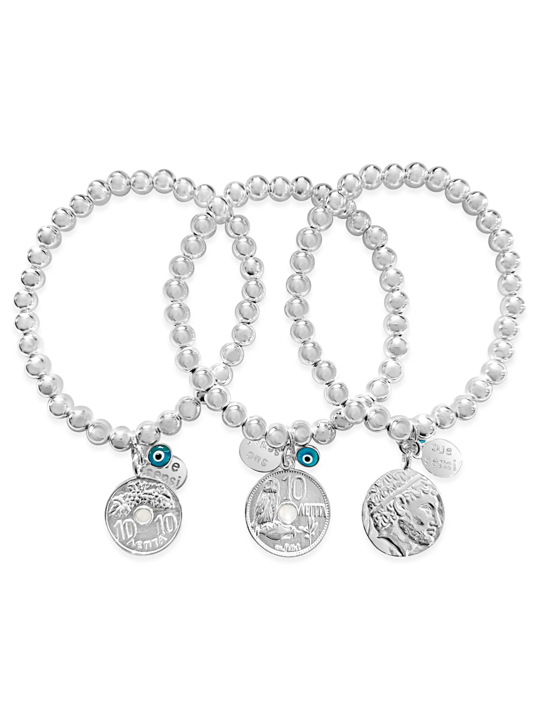 Greek Lucky Coin Bracelet