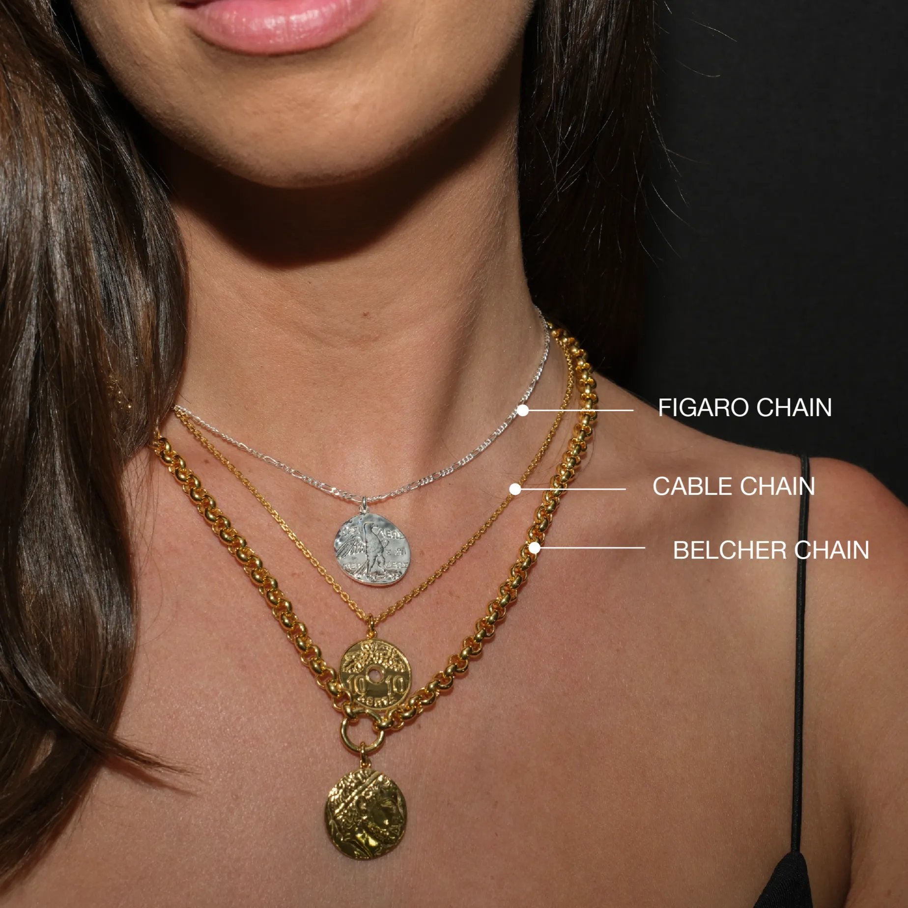 Greek Lucky Coin Necklace