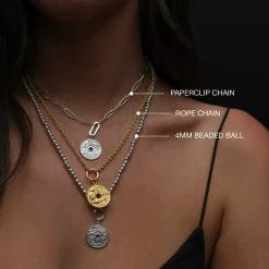 Greek Lucky Coin Necklace