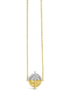 Guiding Moonlight Two Tone Necklace