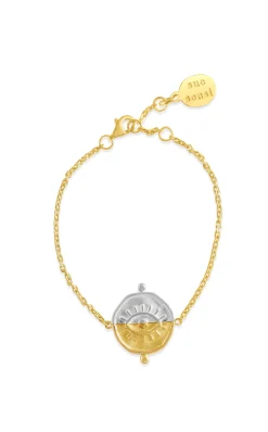 Guiding Moonlight Two Tone Bracelet