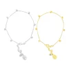 Heart anklet