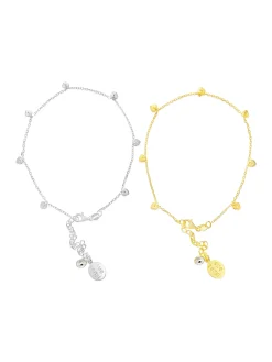 Heart anklet