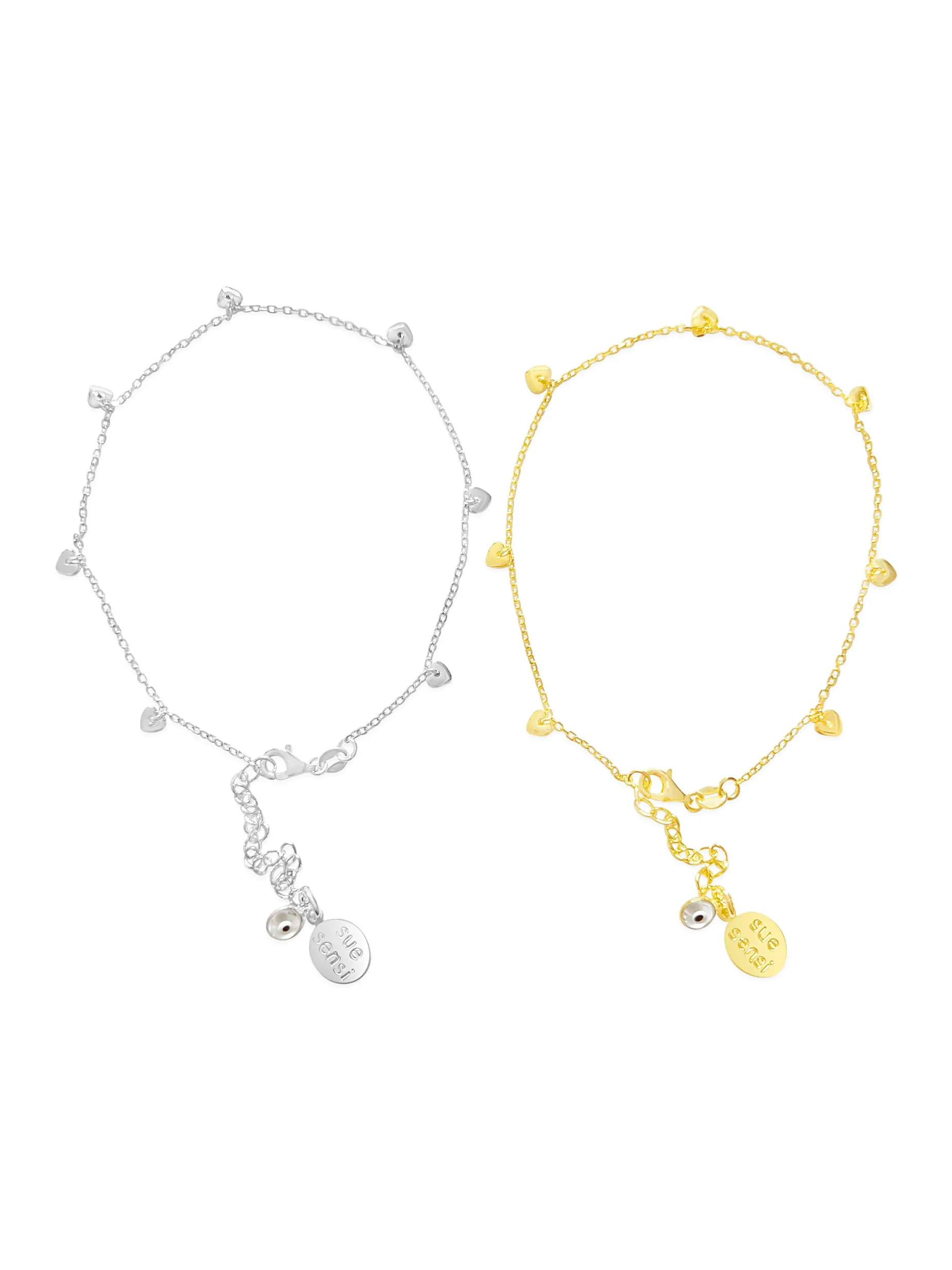 Heart anklet