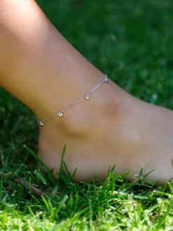 Heart anklet