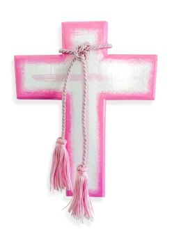 Hope, Faith, Love cross tile