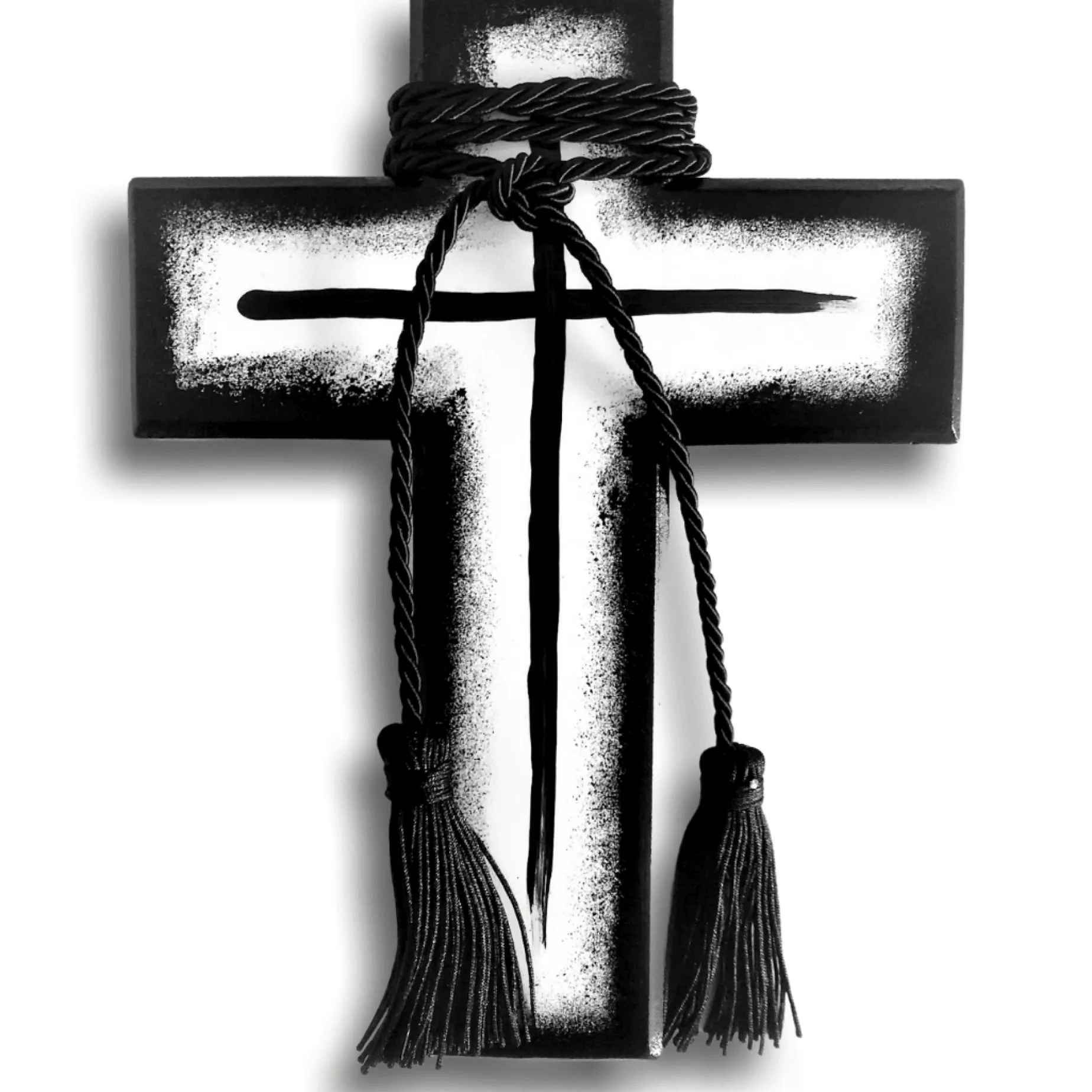 Hope, Faith, Love cross tile