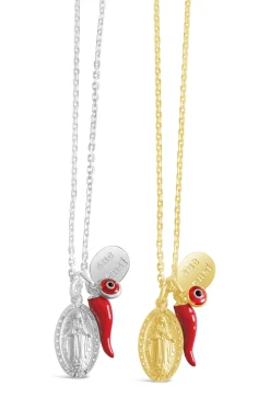 Mother Mary with Chilli Necklace