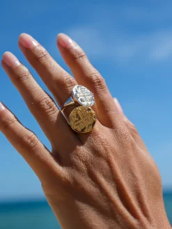 NIKA ICXC Byzantine coin ring