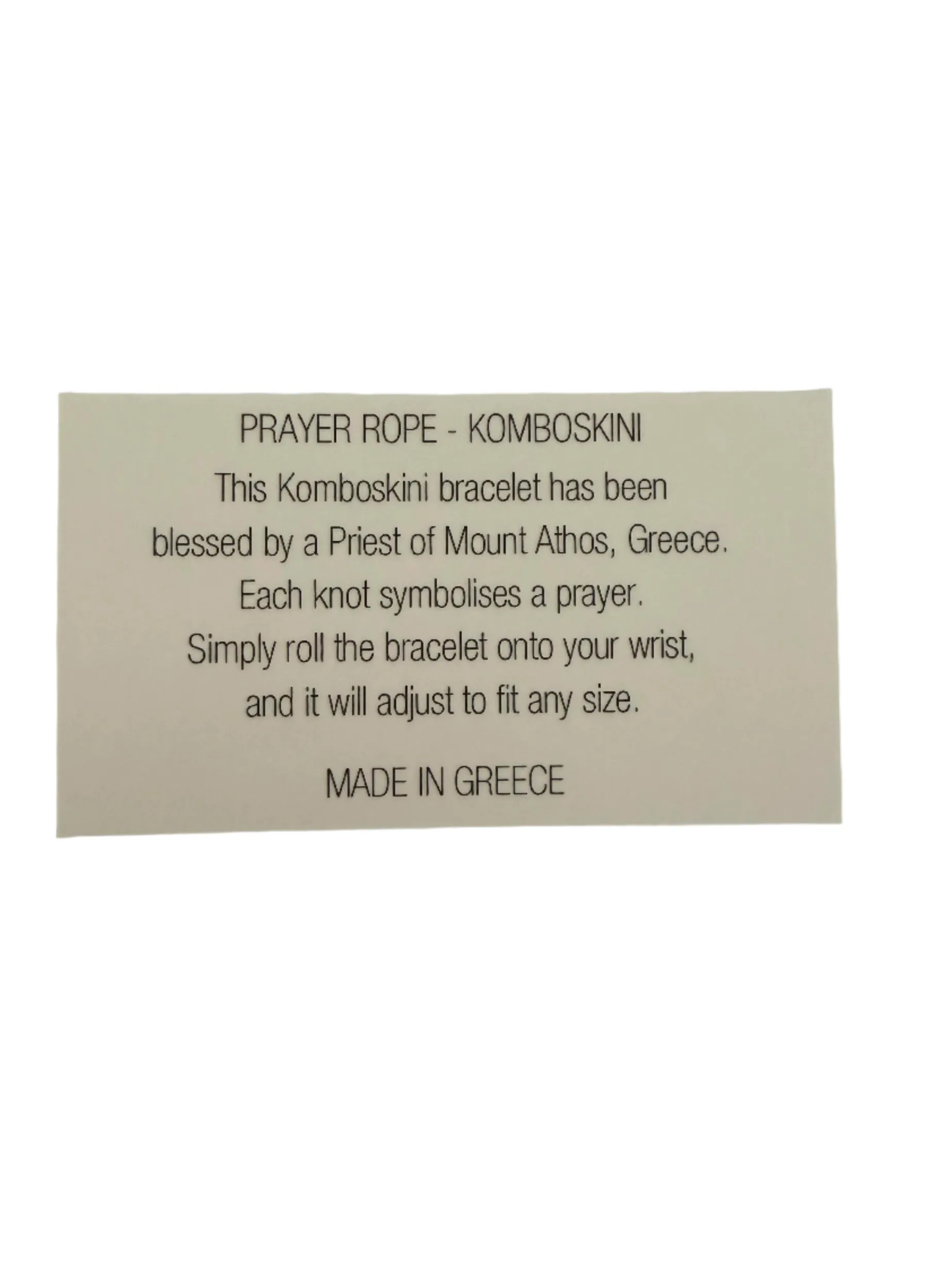 Prayer Rope Komboskini Bracelet