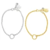 Rope Chain Pendant Link Bracelet