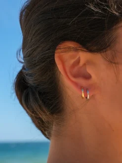 Shining through earrings