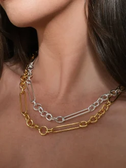 Signature Pendant Link Chain Necklace