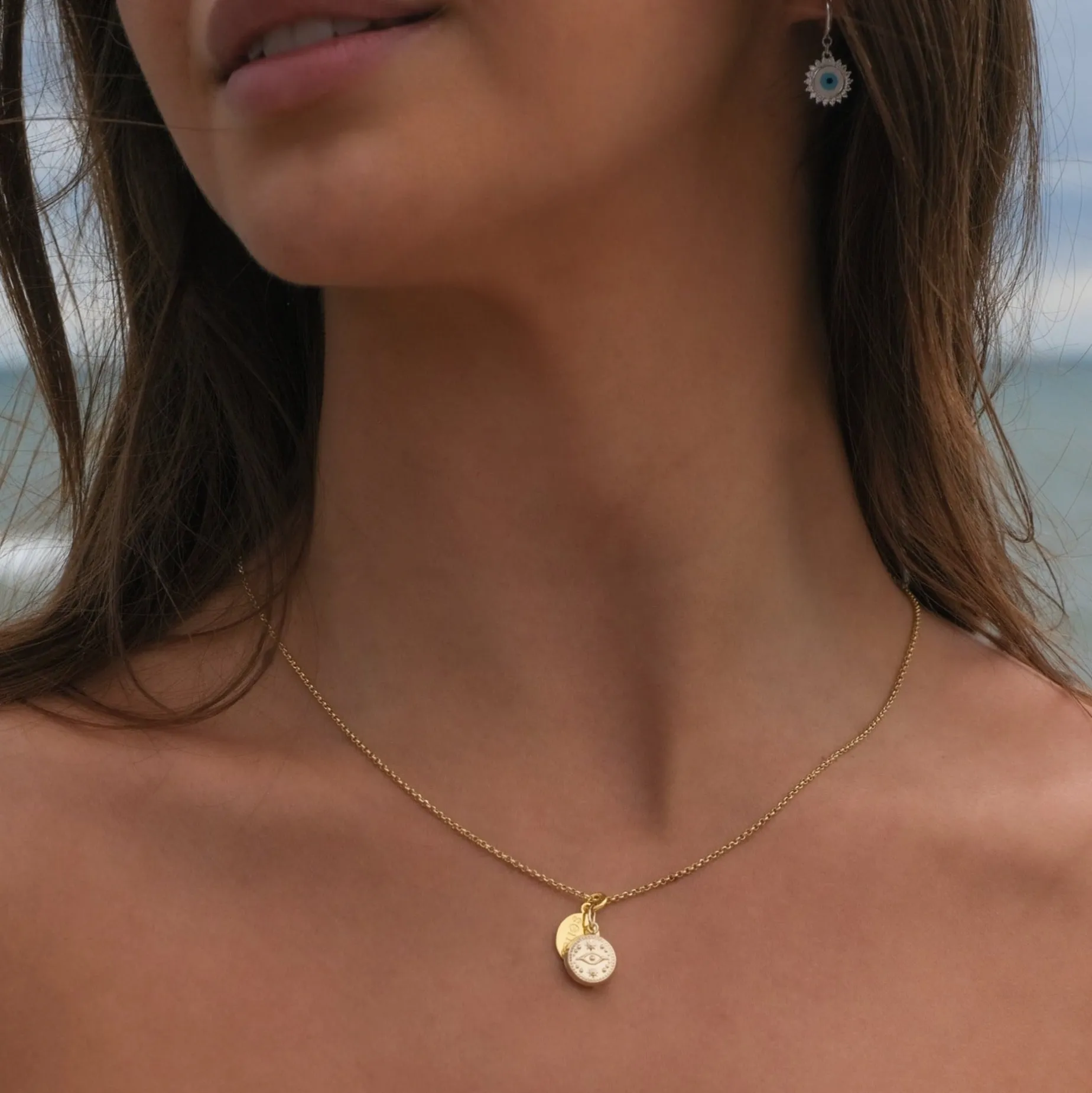 Tiny Detail Eye Necklace