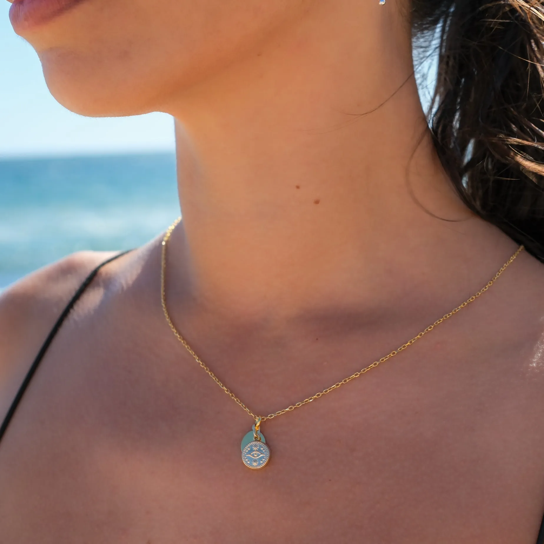 Tiny Detail Eye Necklace