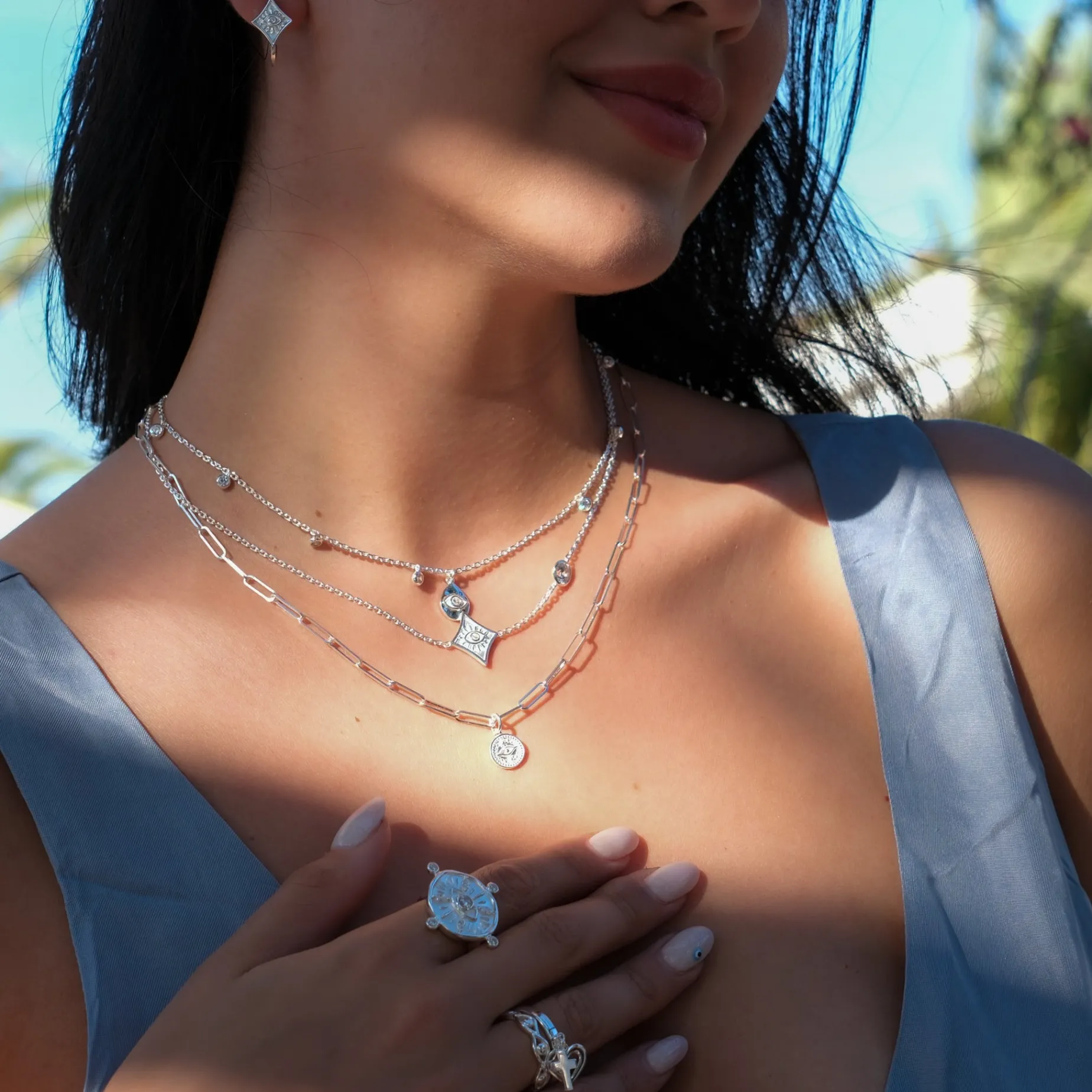 Watchful Charm Necklace
