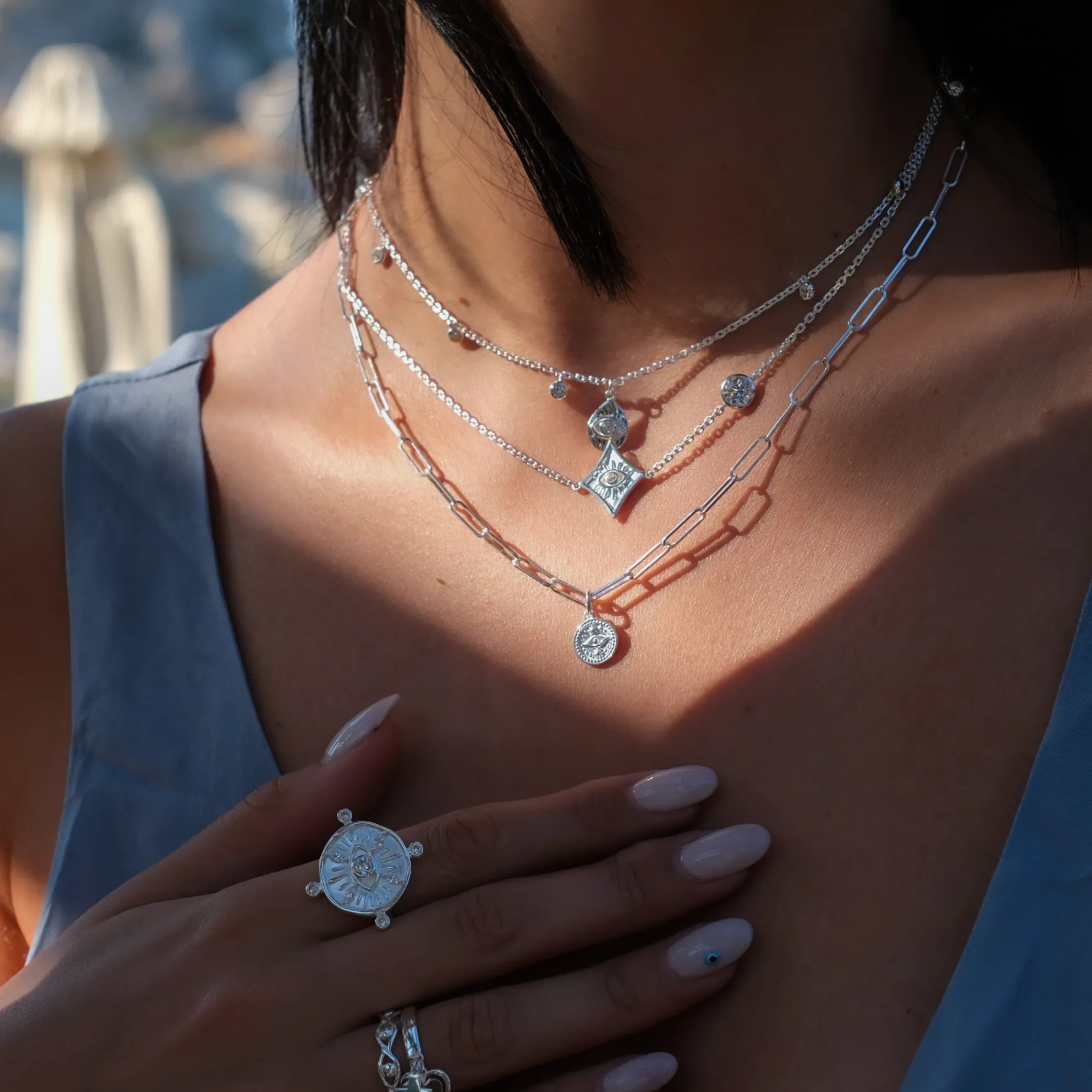 Watchful Charm Necklace